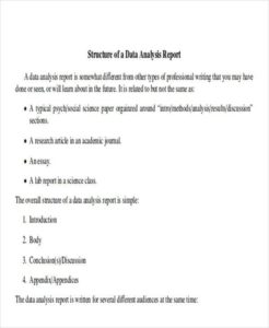 writing a business analysis report