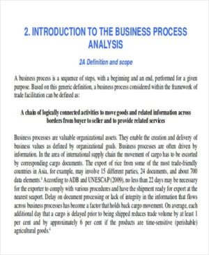 writing a business analysis report