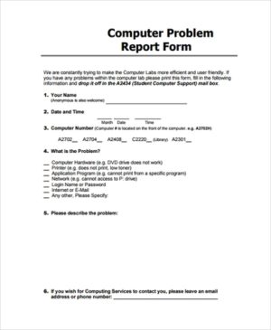 problem solving report writing