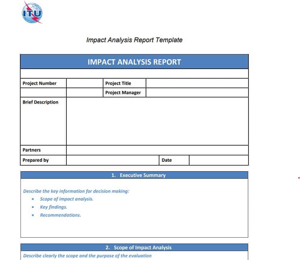 report analysis of a company