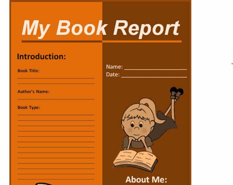 16+ Sample Book Report Templates in MS WORD - Excel Format