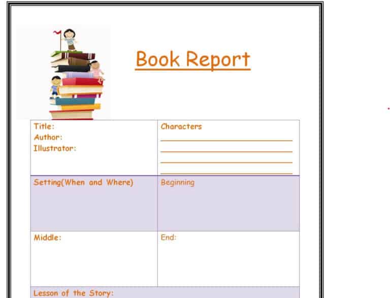 16+ Sample Book Report Templates in MS WORD - Excel Format
