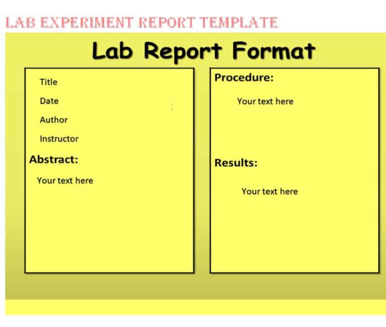 16 Exclusive Experiment Report Templates In MS WORD Writing Word 16-exclusive-experiment-report-templates-in-ms-word-writing-word