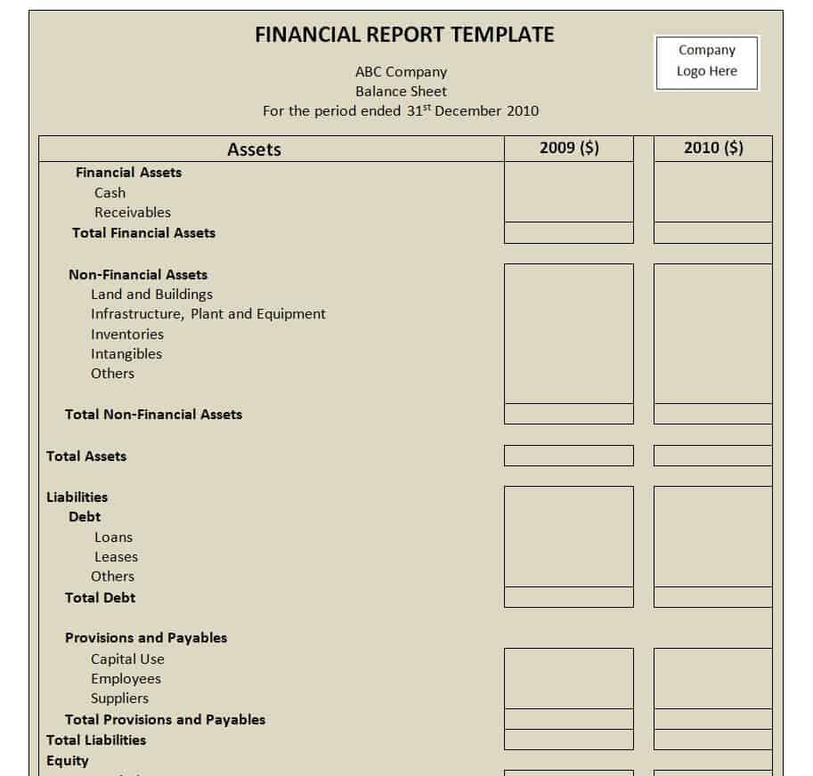 report writing template word free download