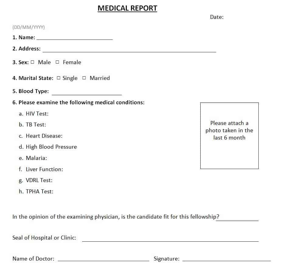 hospital visit report for pharmacy students