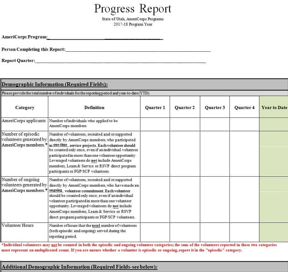 21+ Official Progress Report Templates in MS WORD - Writing Word Excel ...