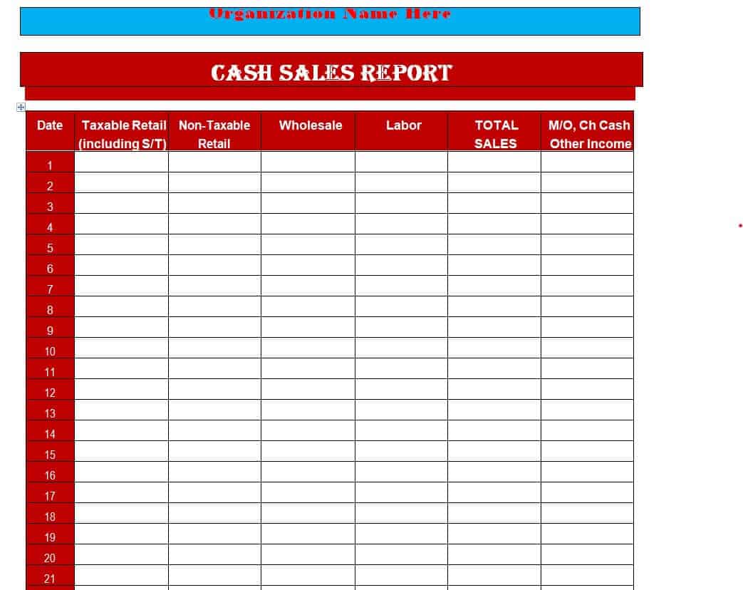 Hotel Sales Report Template - Free Report Templates  Cash flow statement,  Sales report template, Reading data