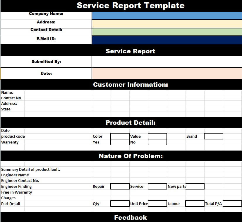 customer service daily report