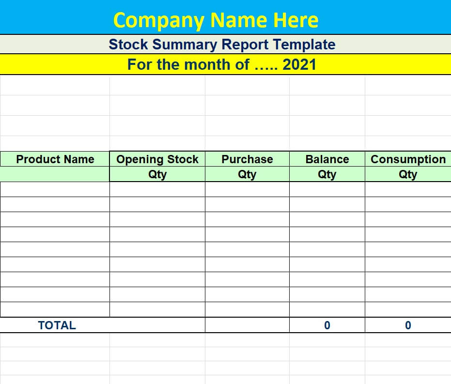 Summary report. Summary Template. Report Template.