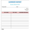 17+ Daily Summary Report Templates – Quality Statement