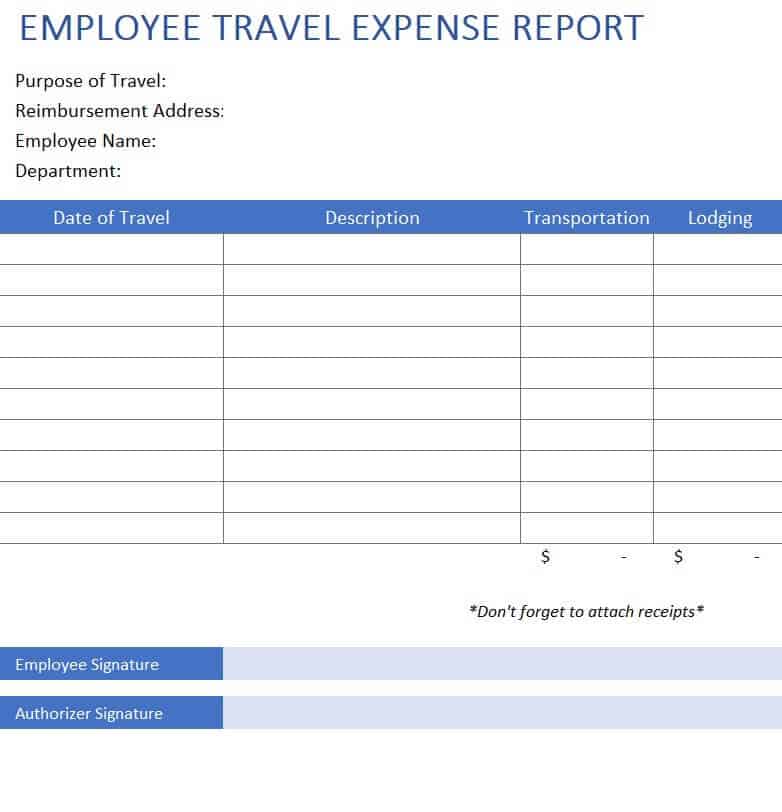uwe travel expenses form