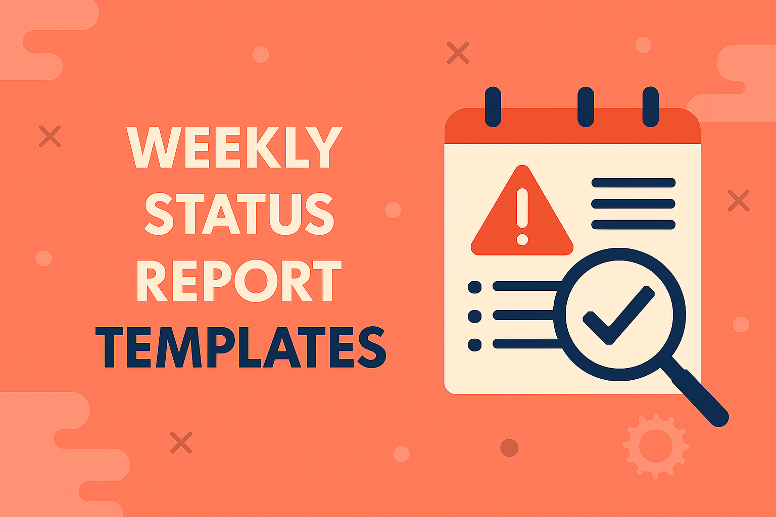 15 Weekly Status Report Templates  [Word Excel Formats]