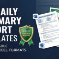 17+ Daily Summary Report Templates – Quality Statement