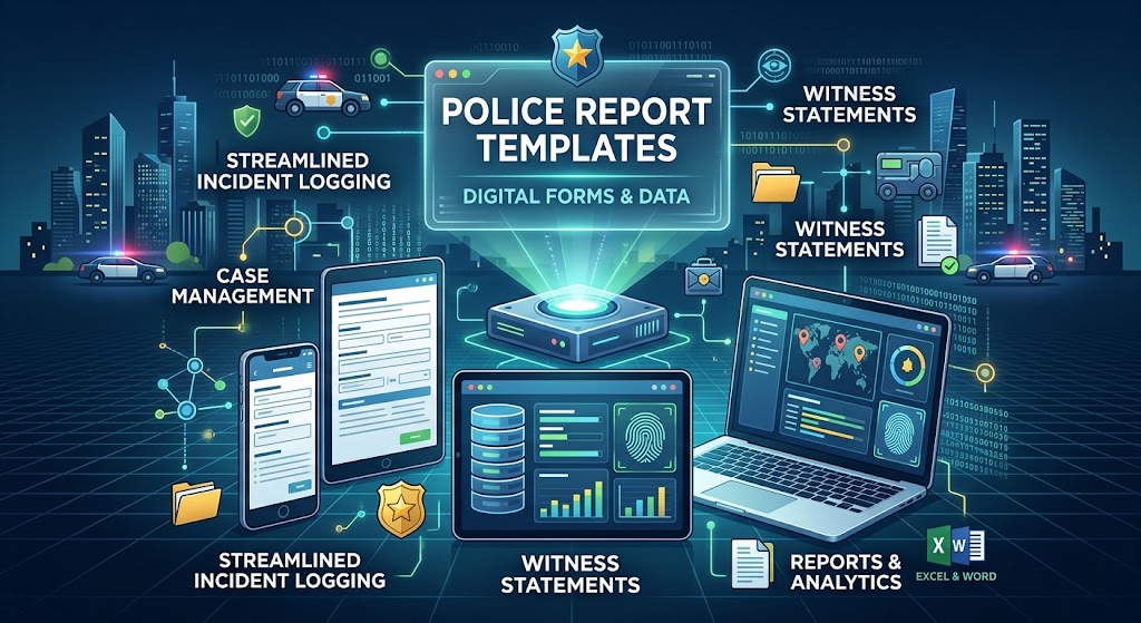 18+ Practical Police Report Templates [in WORD & PDF]