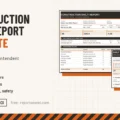 Construction daily report template in Excel and Word showing manpower, man-hours, weather, delays and safety for one site day